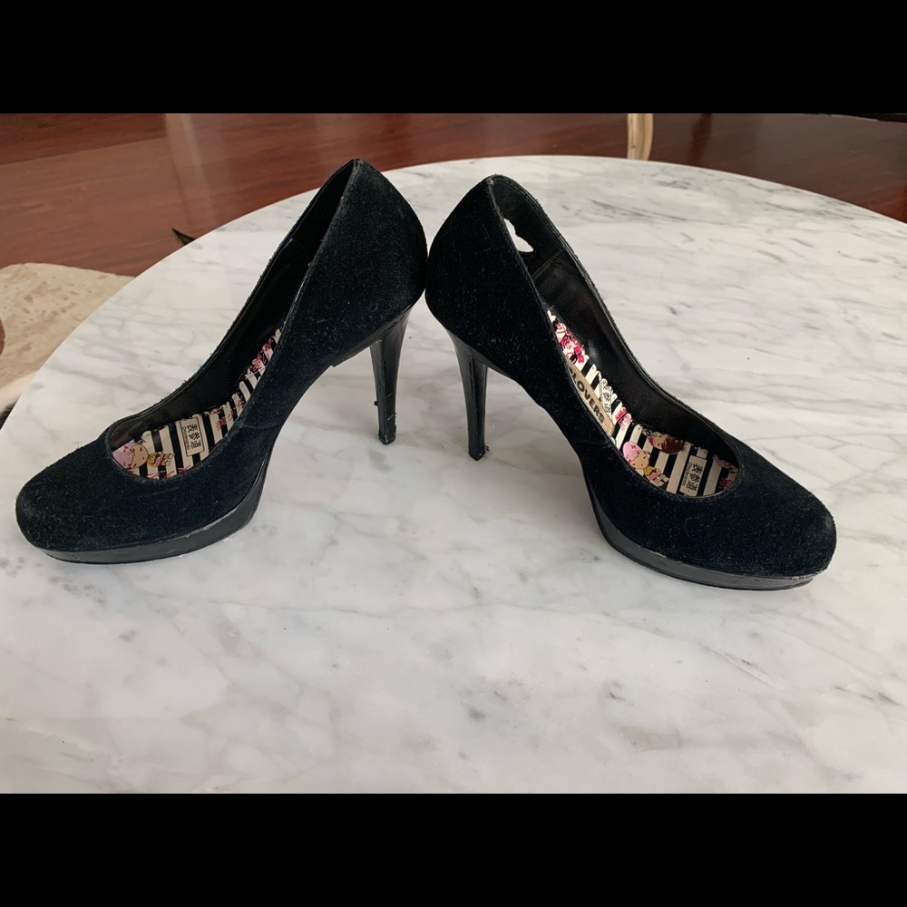 Harajuku Lovers Black Heels